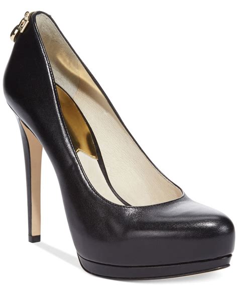 michael kors soft leather heels|Michael Kors heels on sale.